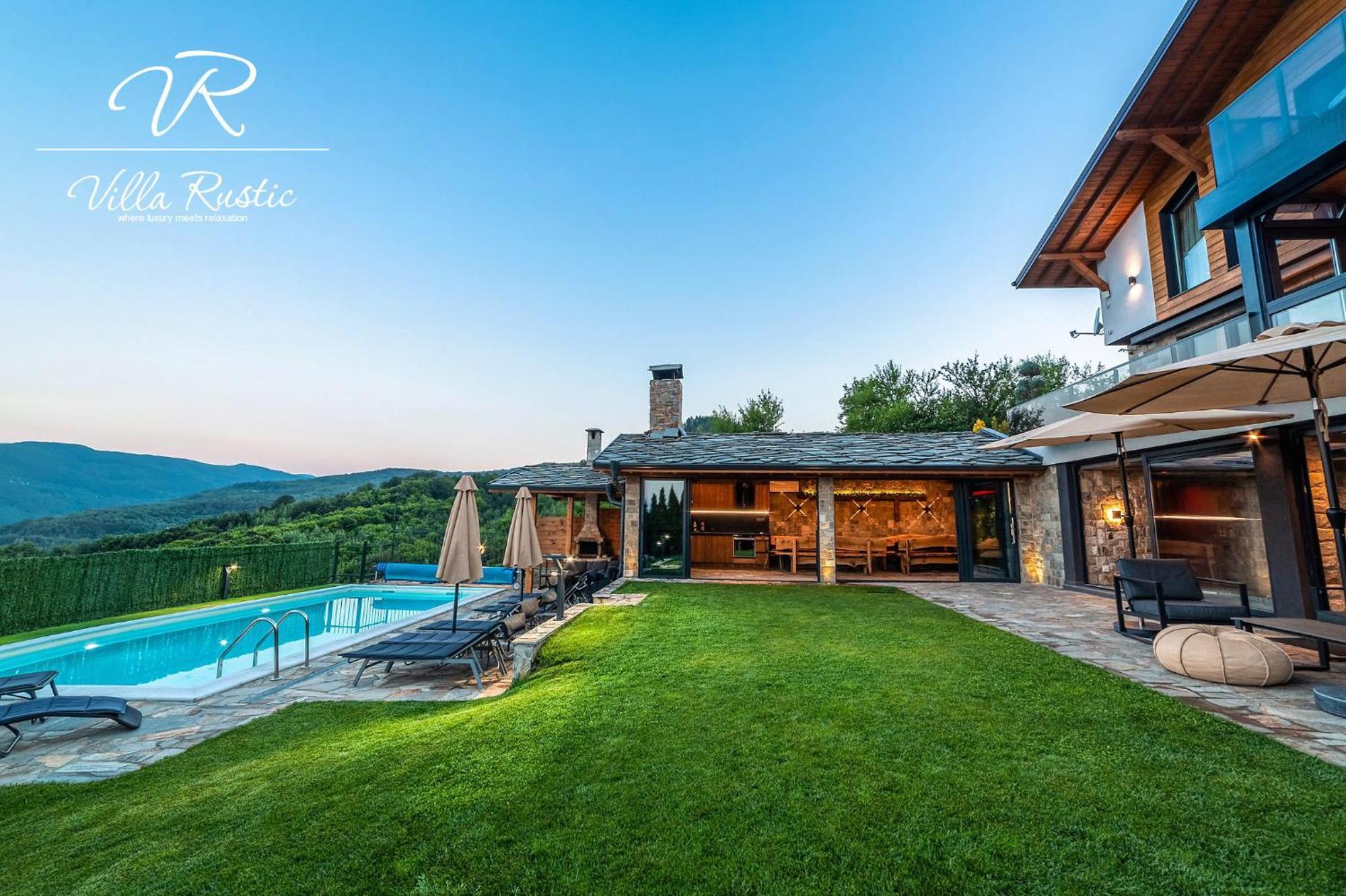 Вила Рустик / Villa Rustic Kjustendil Exterior foto